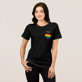 Classic Rainbow Pride T-shirt (Voorkant volledig)
