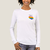 Classic Rainbow Shirt met lange mouwen (Voorkant volledig)