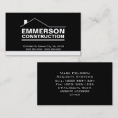 Classic Realtor Construction-Handyman 2d Visitekaartje (Voorkant / Achterkant)