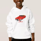 Classic red 1948 automobile (Voorkant)
