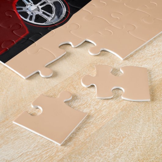 Classic Red 1955 Legpuzzel (Zijkant)