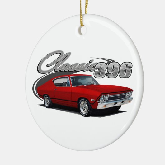 Classic Red 396 Keramisch Ornament (Links)