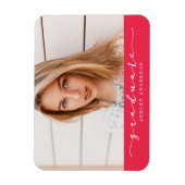 Classic Red Afstuderen Photo Magnet Magneet (Verticaal)