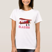 Classic Red Airplane T-shirt (Voorkant)
