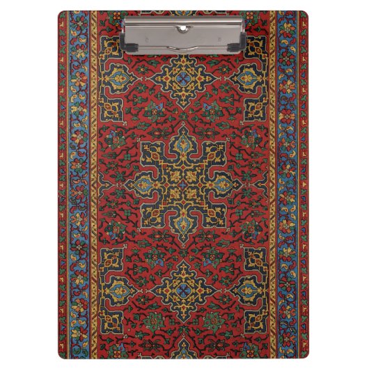 Classic Red and Blue,Persian Rug Carpet Pattern Klembord (Voorkant)