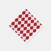 Classic Red Argyle BBQ Picnic Summer Servet (Hoek)