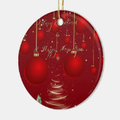  Classic Red Christmas Ornaments Christmas  Keramisch Ornament (Links)