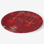  Classic Red Christmas Ornaments Christmas  Papieren Bordje (Gekanteld)