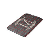 Classic Red Dark Blue Green Plaid Pattern Badmat (Gekanteld)