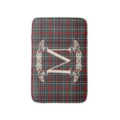 Classic Red Dark Blue Green Plaid Pattern Badmat (Voorkant Verticaal)