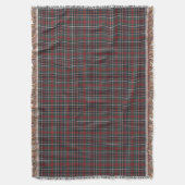 Classic Red Dark Blue Green Plaid Pattern Deken (Voorkant Verticaal)