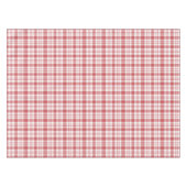Classic Red en White Checkered Pattern Tafelkleed (Voorkant (Horizontaal))
