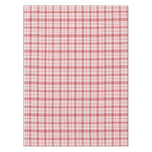 Classic Red en White Checkered Pattern Tafelkleed (Voorkant)