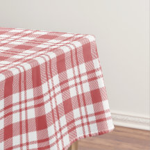 Classic Red en White Checkered Pattern
