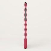 Classic Red en White Gingham Checker Pattern Case-Mate iPhone Case (Achterkant/links)