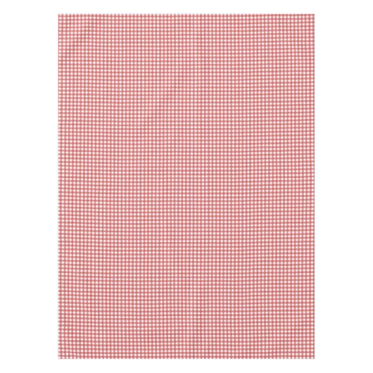 Classic Red en White Gingham Picnic Party Tafelkleed (Voorkant)