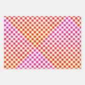 Classic Red Gingham Country Patroon Inpakpapier Vel (Voorkant 3)