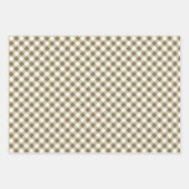 Classic Red Gingham Country Patroon Inpakpapier Vel (Voorkant 2)