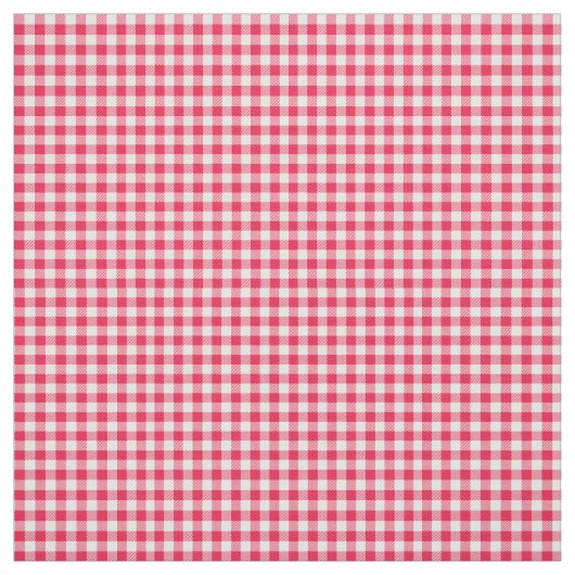 Classic Red Gingham Country Patroon Stof (Swatch)
