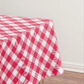 Classic Red Gingham Country Patroon Tafelkleed (Voorbeeld)