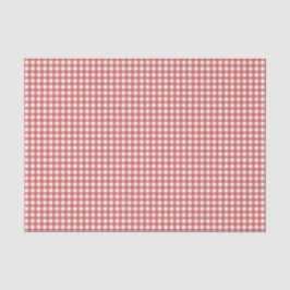Classic Red Gingham Tissuepapier