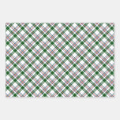 Classic Red Green Blue White Pset Check Patroon Inpakpapier Vel (Voorkant 2)