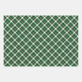 Classic Red Green Blue White Tartan Check Patroon Inpakpapier Vel (Voorkant)