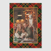 Classic Red, Green, Gold Christmas Plaid 1-Photo (Voorkant)