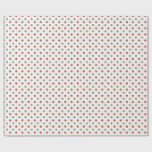 Classic Red & Green Polka Dot Cadeaupapier (Vlak)