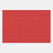 Classic Red Green White Tartan Check Patroon Inpakpapier Vel (Voorkant 3)