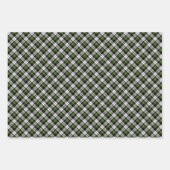 Classic Red Green White Tartan Check Patroon Inpakpapier Vel (Voorkant)
