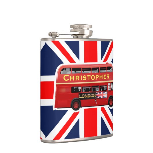 Classic Red London Bus Heupfles (Rechts)