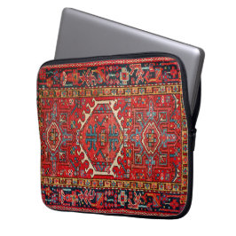 Classic Red Oriental Persian Rug Laptop Sleeve