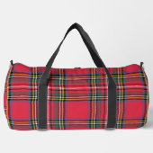 Classic Red Plaid Voetbal Football Basketbal Plunjezak (Voorkant)