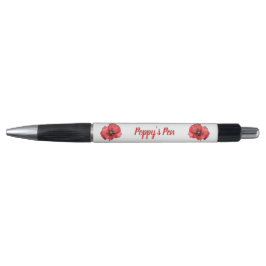 Classic Red Poppy Naam Pen