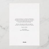 Classic Red Pset Pattern Merry kerstfoto Folie Feestdagenkaart (Achterkant)