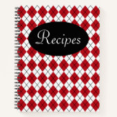Classic Red Recipe Book Notitieboek (Voorkant)