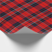 Classic Red Scottish Tartan Seamless Pattern Cadeaupapier (Hoek)