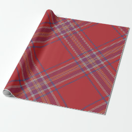 Classic Red Tartan Plaid Cadeaupapier