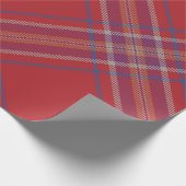 Classic Red Tartan Plaid Cadeaupapier (Hoek)