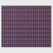 Classic Red Tartan Plaid – Tijdloos en elegant Cadeaupapier (Vlak)