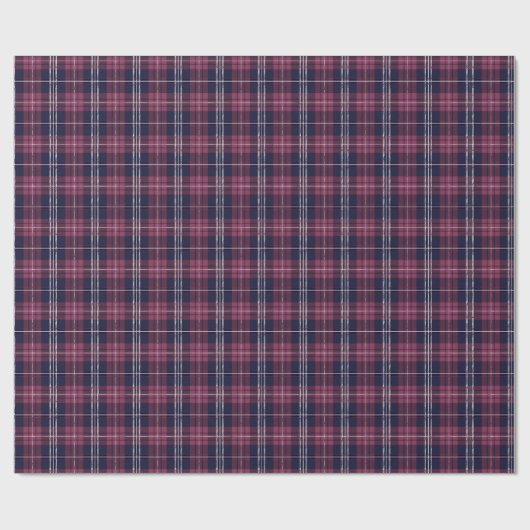Classic Red Tartan Plaid – Tijdloos en elegant Cadeaupapier (Vlak)