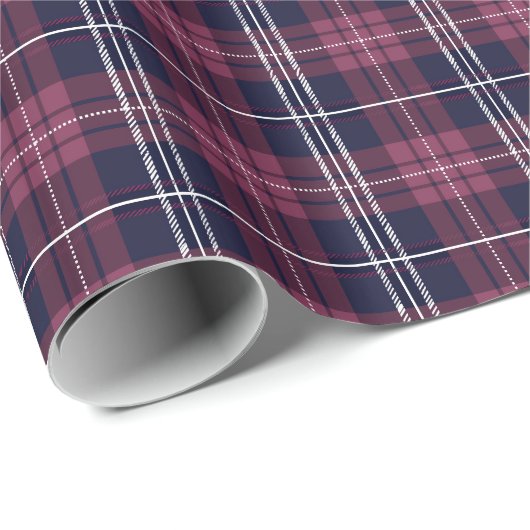 Classic Red Tartan Plaid – Tijdloos en elegant Cadeaupapier (Rol Hoek)