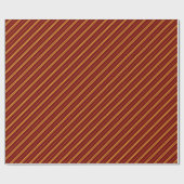 Classic Red Yellow School Striptern Cadeaupapier (Vlak)