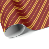 Classic Red Yellow School Striptern Cadeaupapier (Rol Hoek)