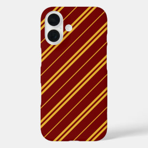 Classic Red Yellow School Striptern iPhone 16 Hoesje