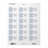 Classic Refinement-Adresetiketten Etiket (Full Sheet)