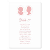 Classic Regency Pink Cameo Wedding Kaart (Voorkant)