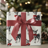 “Classic Reindeer Holiday Cadeaupapier