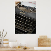 Classic Remette Typewriter:  charme Poster (Keuken)